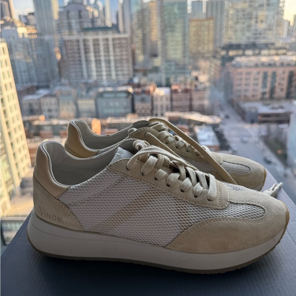 Vince Womens Ohara Fitness Lifestyle Casual and Fashion Sneakers Size 8.5 - Picture 4 of 9